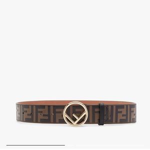 F is for fendi women’s leather belt